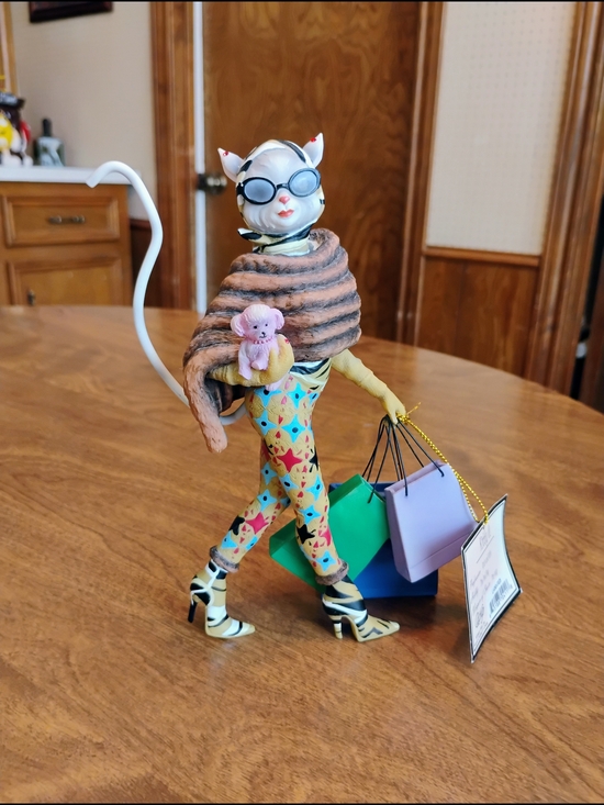 Other - Margaret Le Van "Kitty-O" Handcrafted Ceramic Cat Figurine By Artisan Flair Inc
